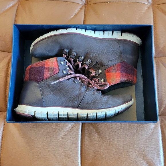Cole Haan Zerogrand Hiking Boot, Waterproof! in Java Nubuck Suede - Picture 1 of 5